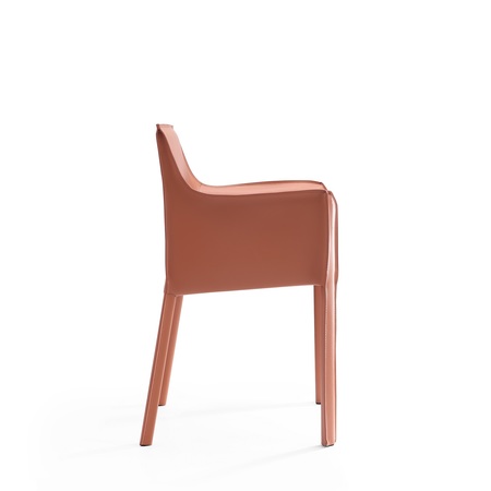 Manhattan Comfort Vogue Arm Chair in Clay DC033-CY